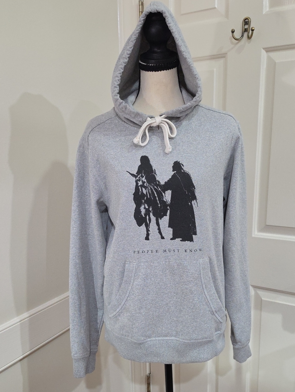 The Chosen Gray Graphic Hoodie People Must Know - Size- Men Small or Unisex